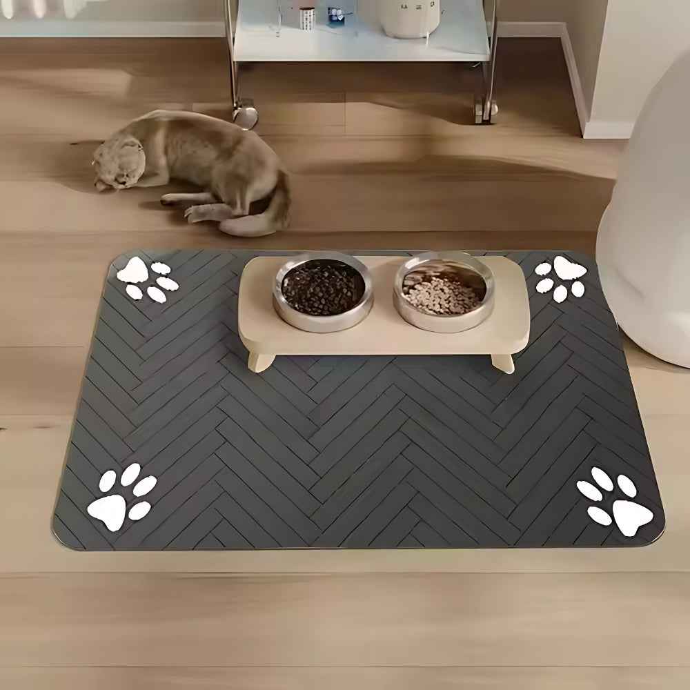Feeding Mat Waterproof Quick Dry for Food and Water Bowls