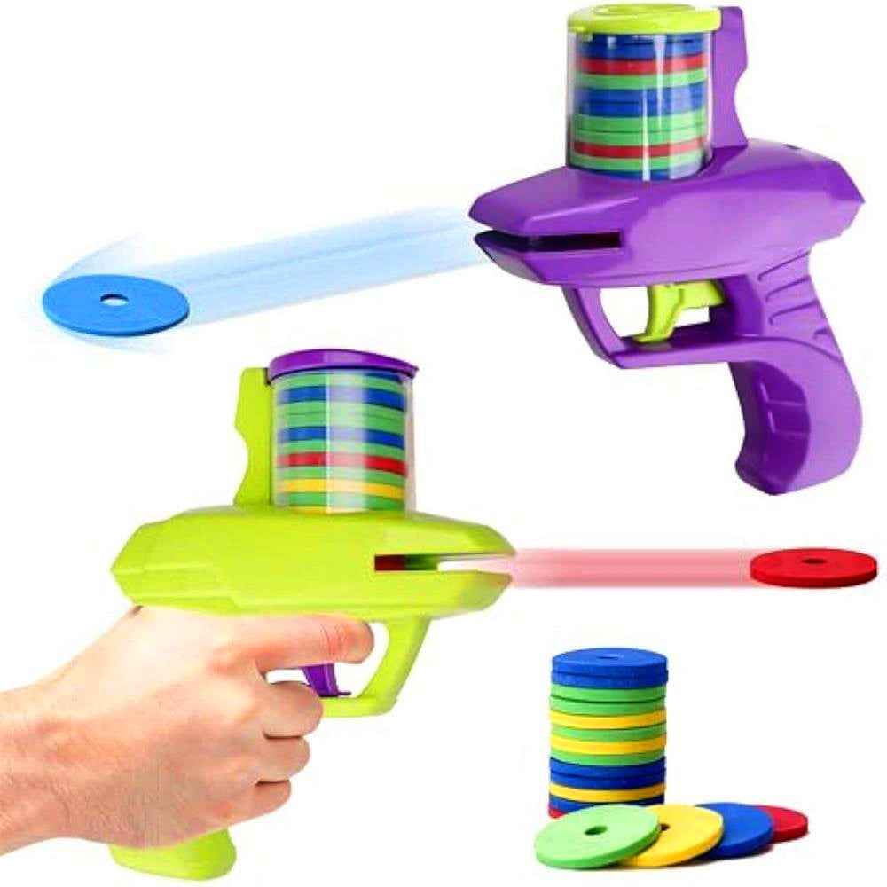 Interactive Shooting Gun Toy Foam - Outdoor Fun for Pets & Kids