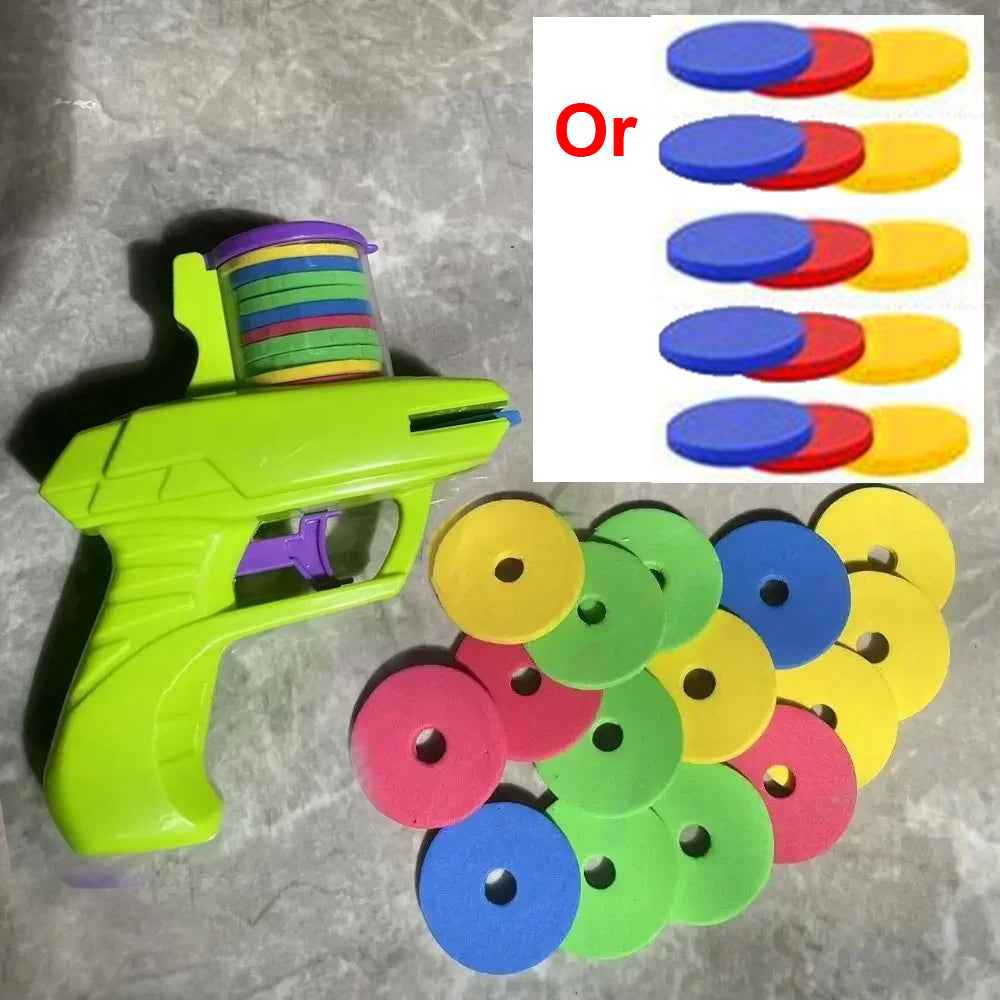 Interactive Shooting Gun Toy Foam - Outdoor Fun for Pets & Kids
