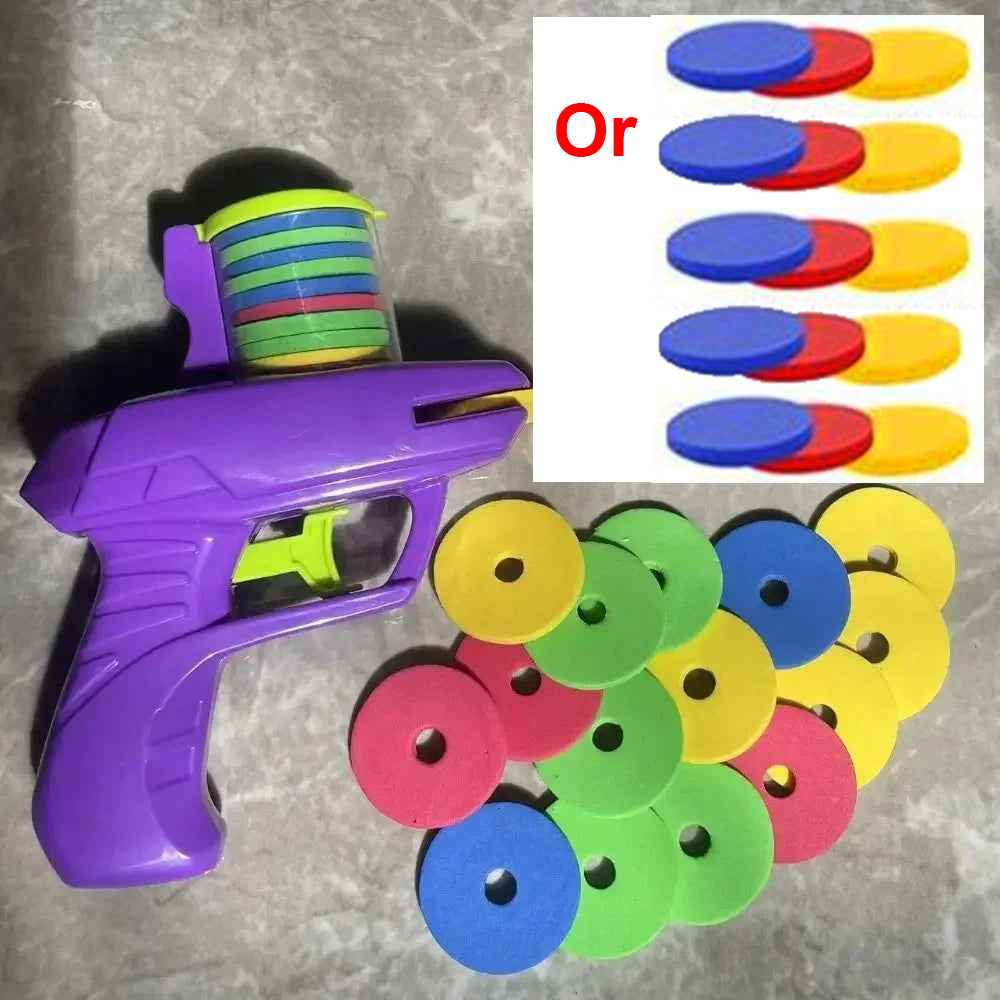Interactive Shooting Gun Toy Foam - Outdoor Fun for Pets & Kids