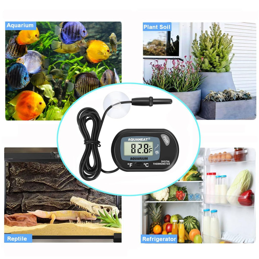 Fish Tank Thermometer – Accurate Digital Temperature Monitoring with Large LCD Display
