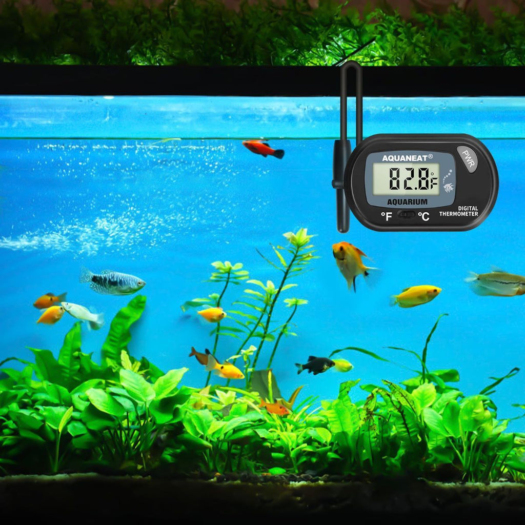 Fish Tank Thermometer – Accurate Digital Temperature Monitoring with Large LCD Display