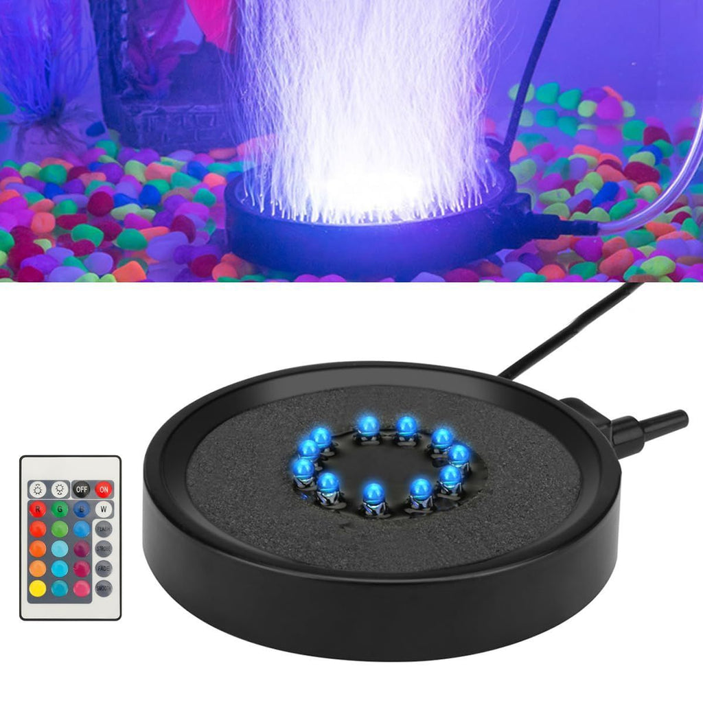 Elevate Your Aquatic Experience with the Aquarium Bubble Light Air Stone Remote Control