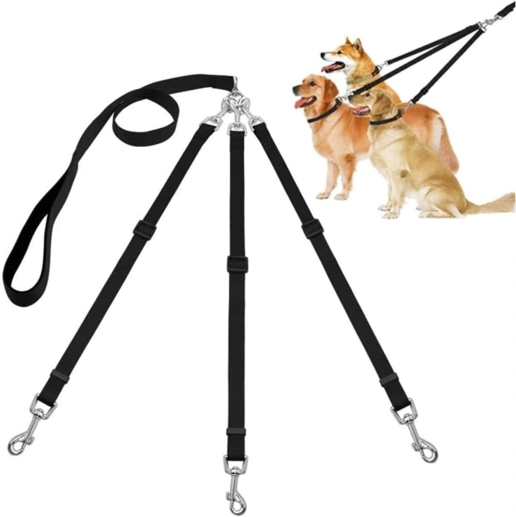 3-in-1 Dog Leash Adjustable, detachable, for medium-sized dogs