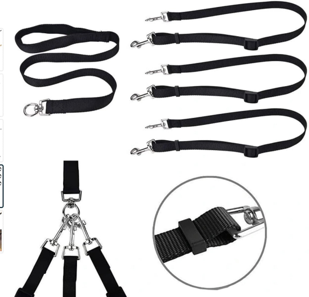 3-in-1 Dog Leash Adjustable, detachable, for medium-sized dogs