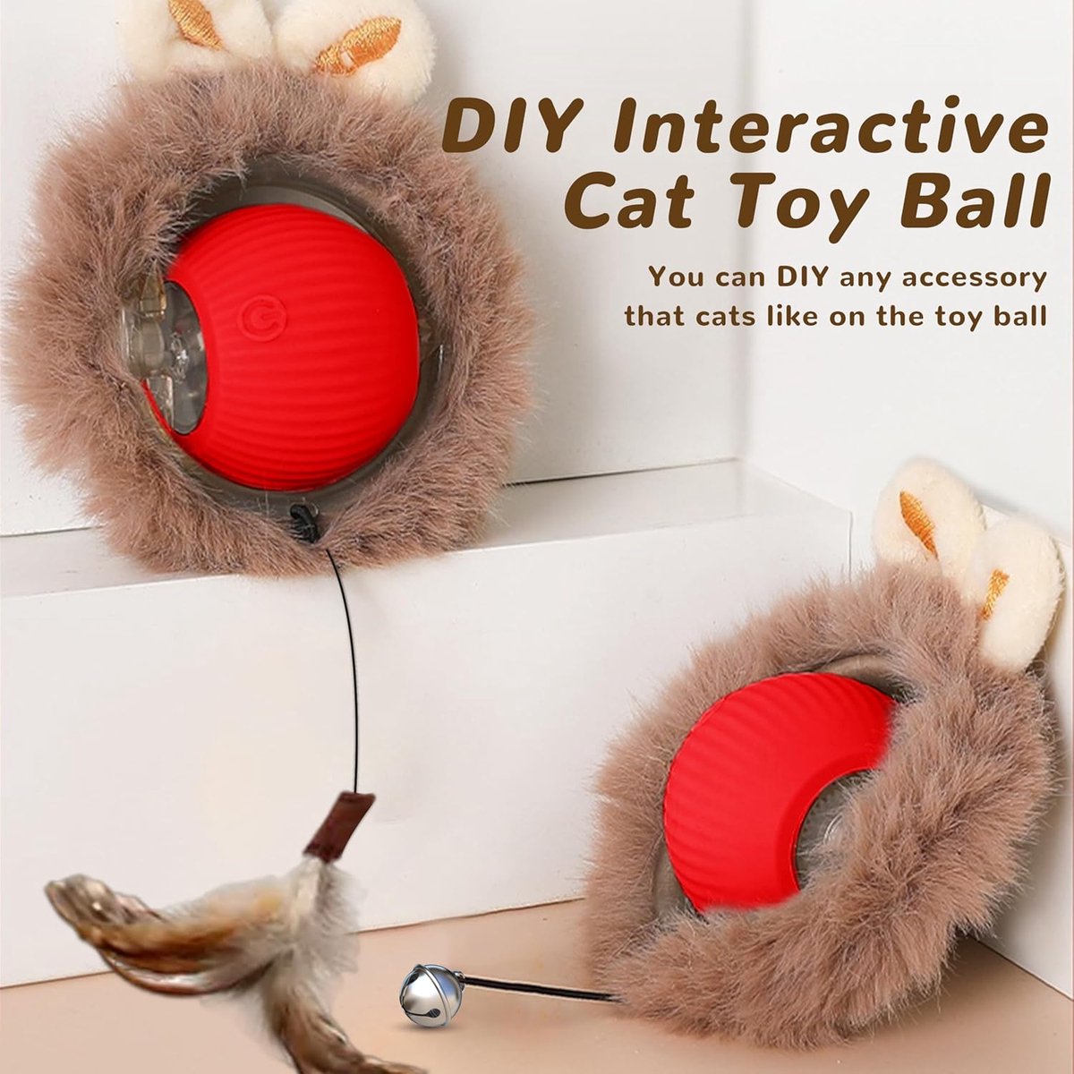 Electric Toy Ball for Cats - Interactive and Engaging Playtime Fun