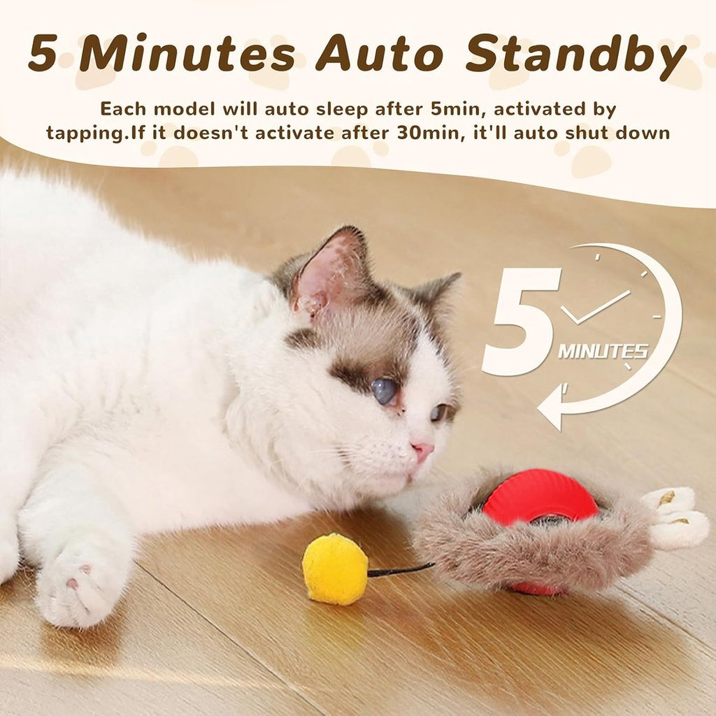 Electric Toy Ball for Cats - Interactive and Engaging Playtime Fun