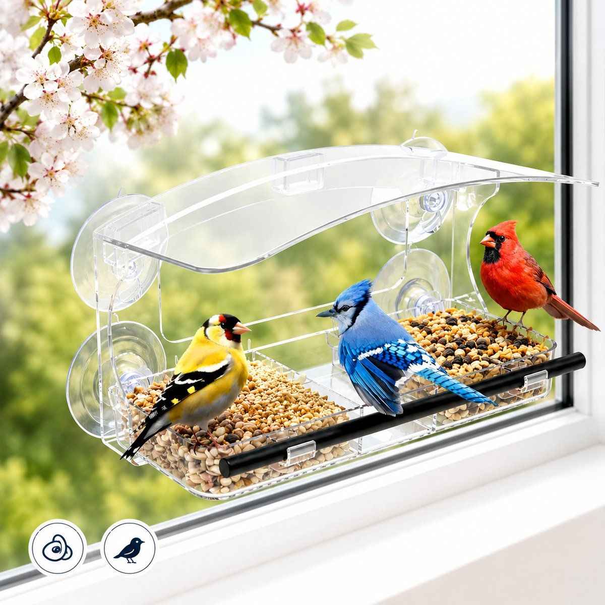 Window Birdhouse for Bird Watching - Bring Nature Closer to Home