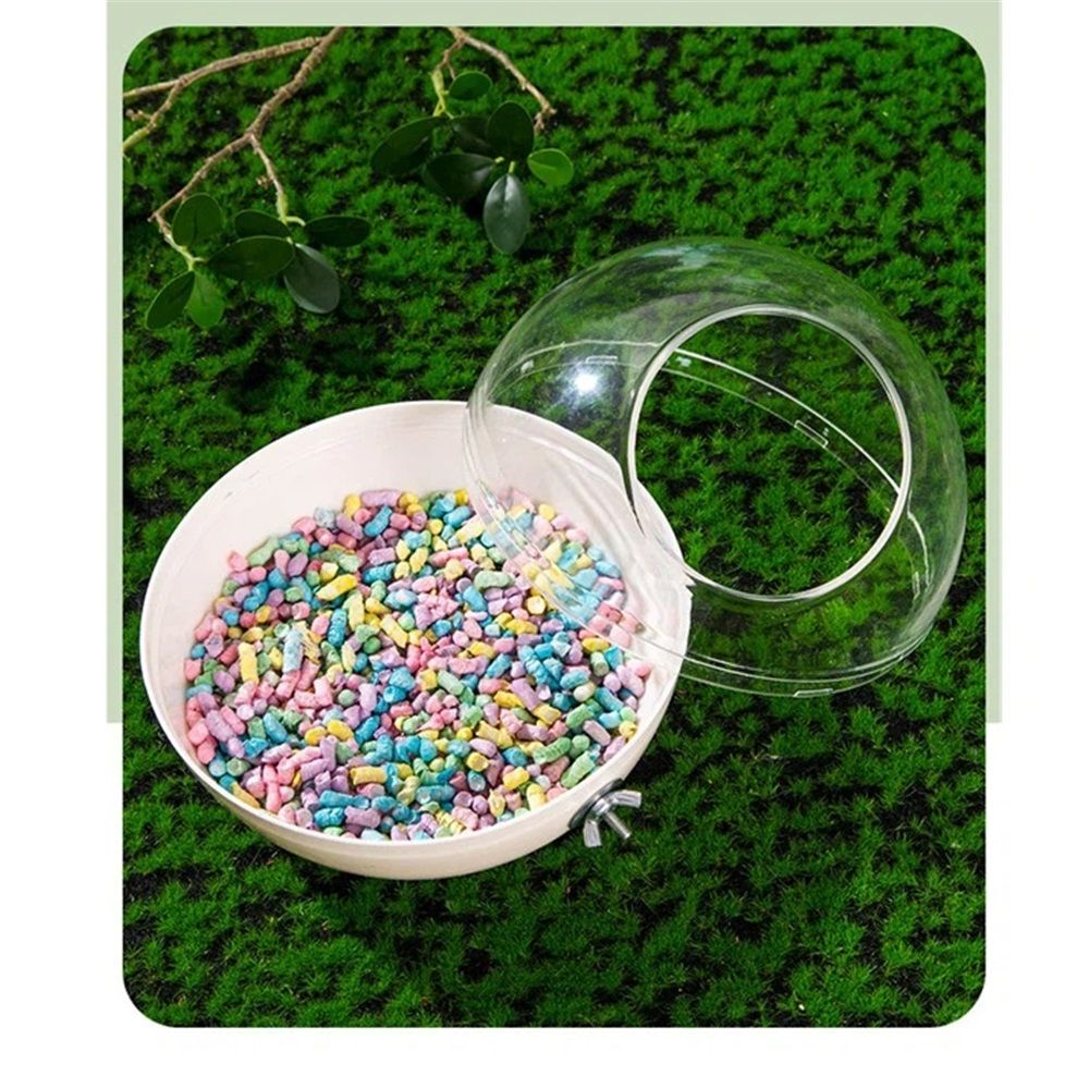 Bird Nest for Cage Bite-Resistant, Washable Clear Observation Small Bird House Hanging, Warm Birds Bed Plush Hut, Parakeet Nest to Lay Eggs Breeding Sleeping（white）