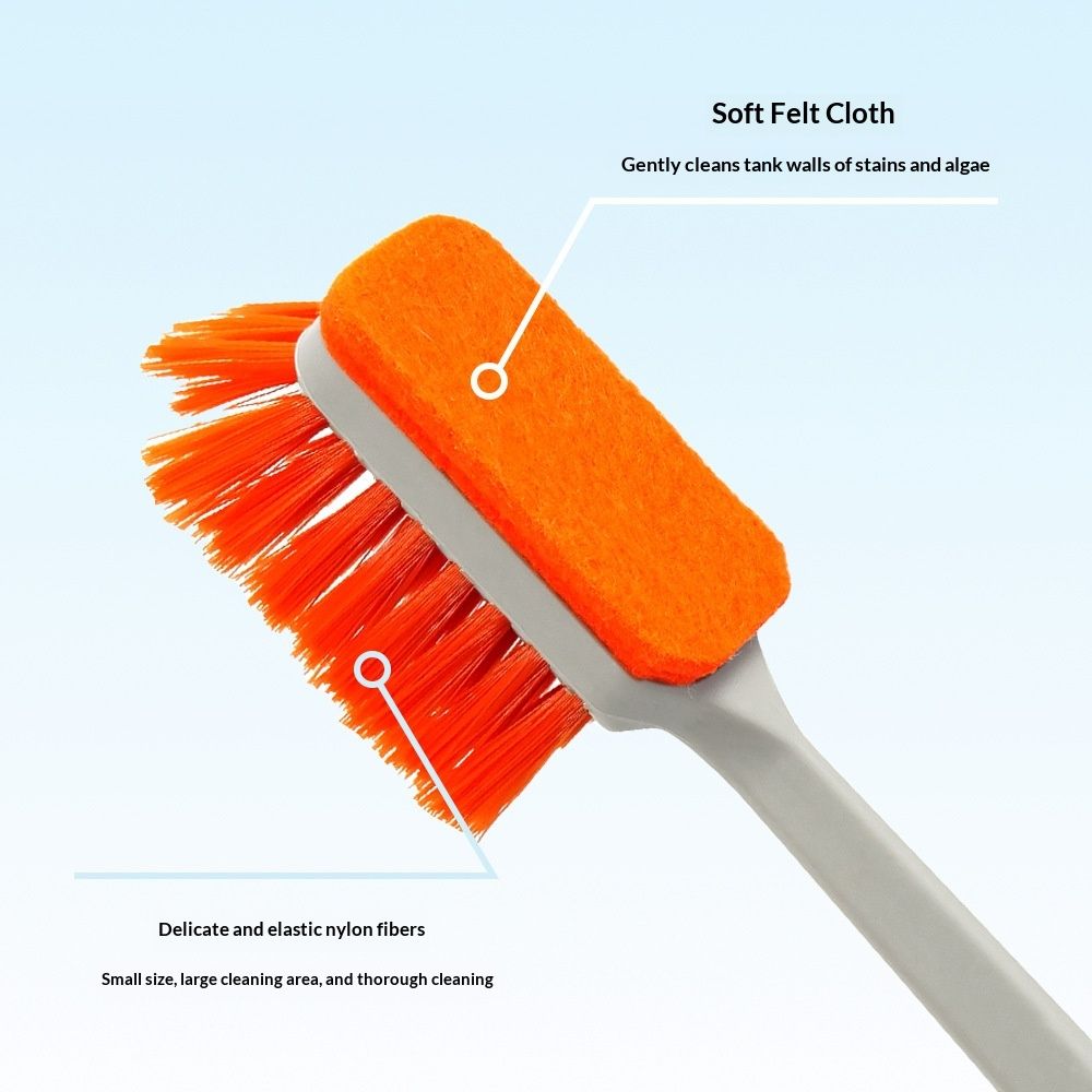 Transform Your Aquatic Home with Our Aquarium Algae Scraper Set – 2-Piece Cleaning Brush for Crystal Clear Tanks