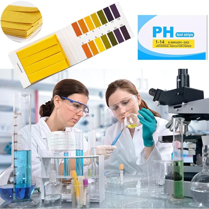 320-Piece Universal pH Test Strips (pH 1–14) – Water, Aquarium, Hydroponics, Soil & Pool Testing Kit