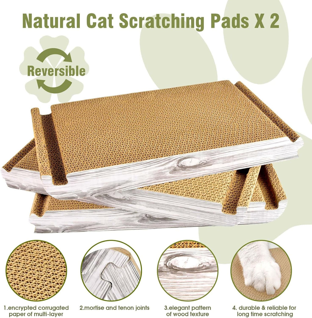 Transform Your Cat's Playtime with the Foldable Triangle Cat Scratcher