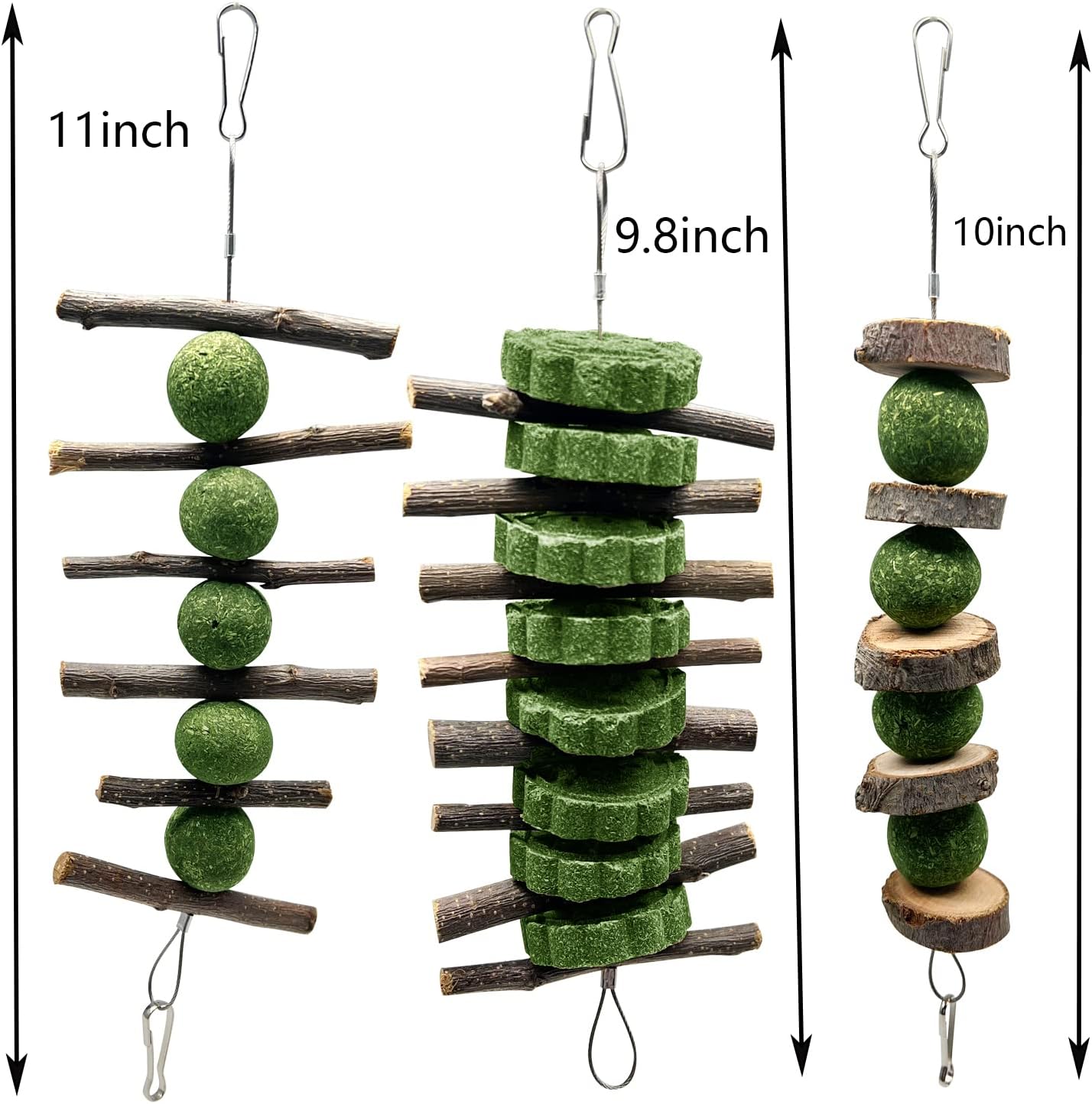 Enhance Your Rabbit's Happiness with BallHull 3 Pcs Bunny Teeth Grinding Chew Toys