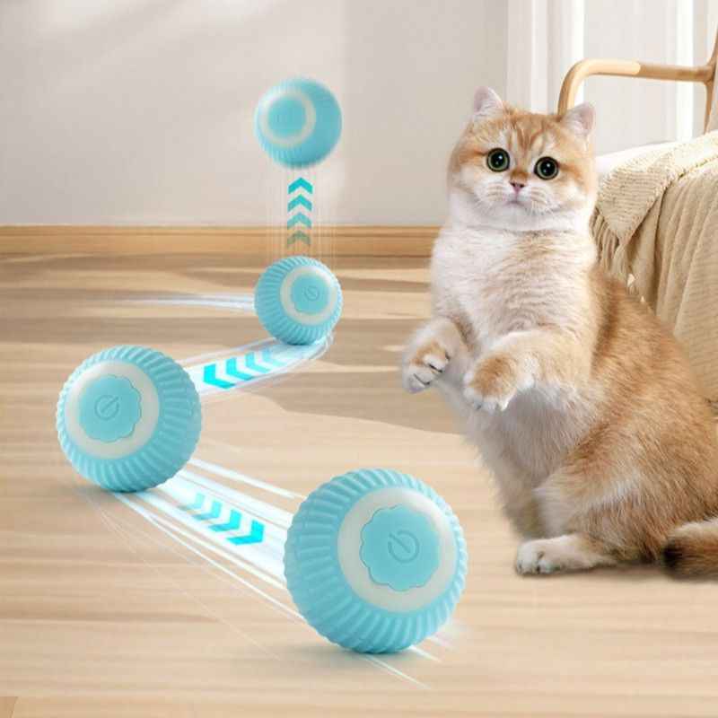 Revolutionary Automatic Cat Toy Ball: Engage Your Feline Friend with Interactive Play