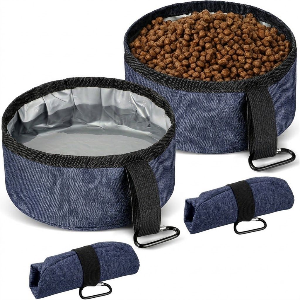 Portable Collapsible Dog Bowl for Travel: Your Adventure-Ready Pet Companion