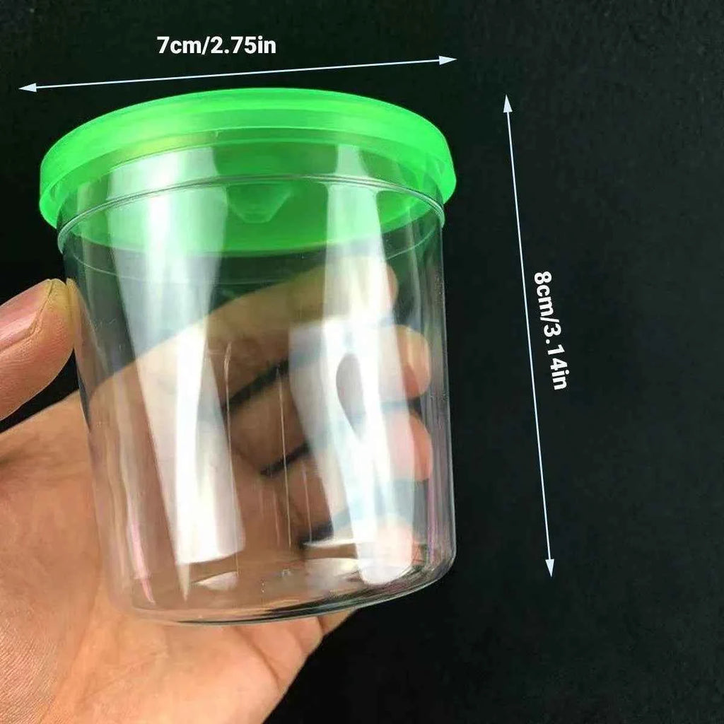 Mini Betta Fish Cups with Lid - 20pcs Portable Containers for Betta Fish & Small Pets