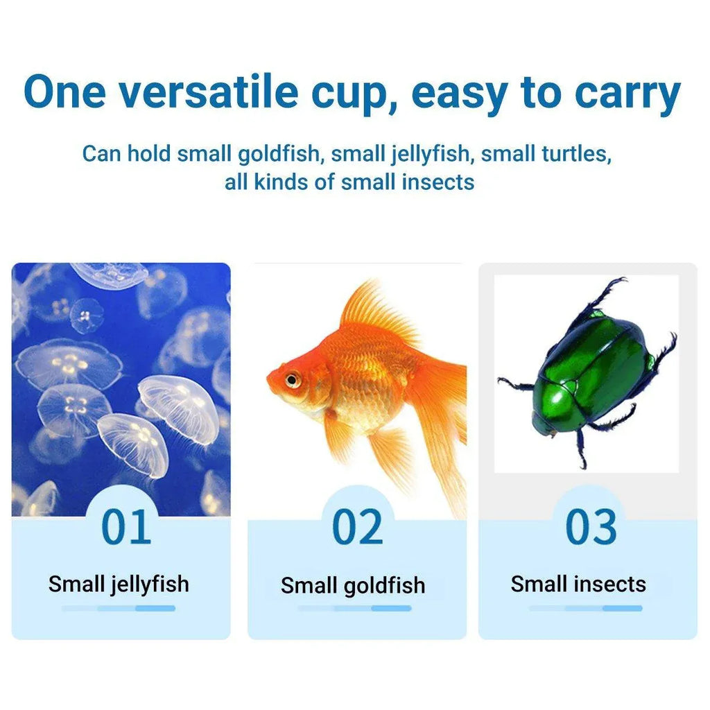 Mini Betta Fish Cups with Lid - 20pcs Portable Containers for Betta Fish & Small Pets