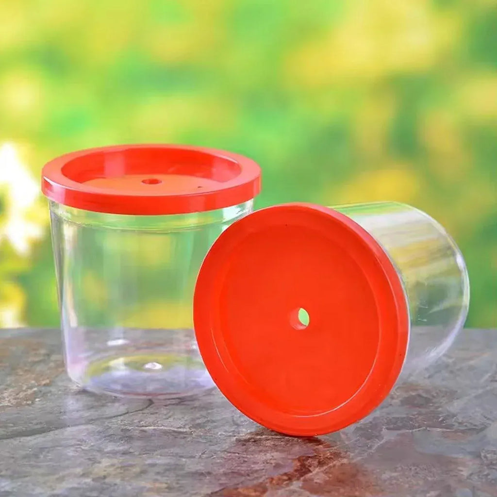 Mini Betta Fish Cups with Lid - 20pcs Portable Containers for Betta Fish & Small Pets
