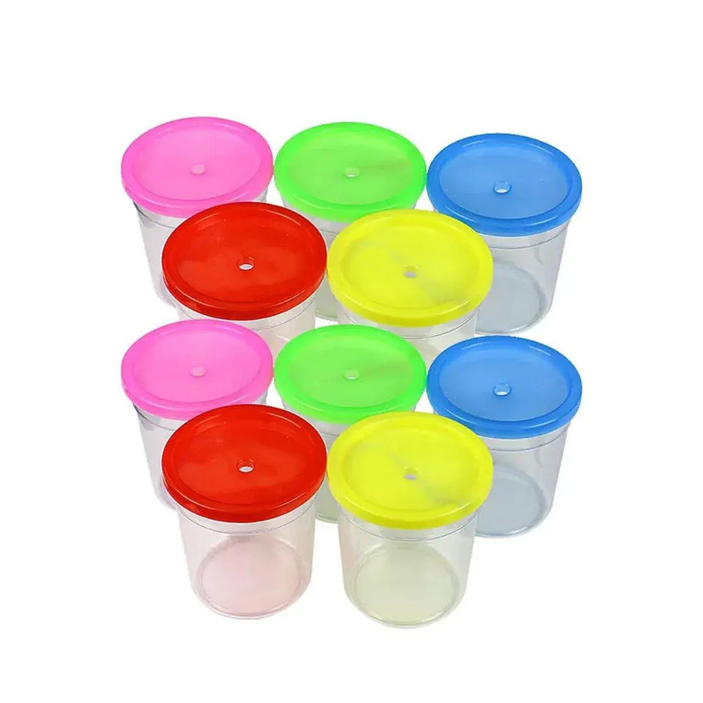 Mini Betta Fish Cups with Lid - 20pcs Portable Containers for Betta Fish & Small Pets