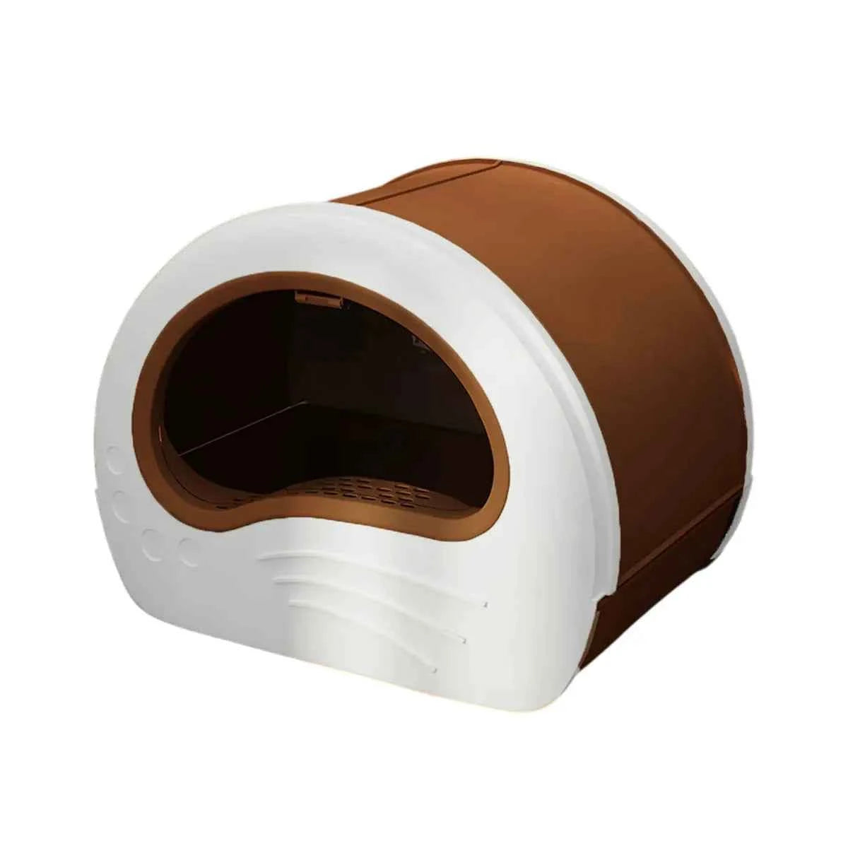 Enclosed Cat Litter Box - Large, Odour-Controlled Design for Easy Cleaning and Comfort