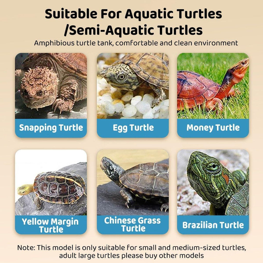 Luxury Turtle Habitat: Stylish Tortoise Tank with Basking Table for Happy Reptiles